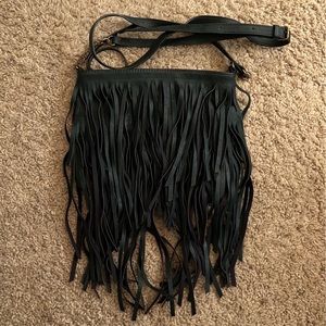 Fringe crossbody purse